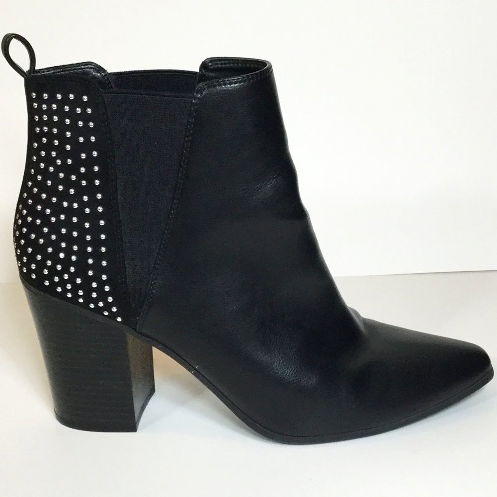 Silver Studded Booties Sz 11